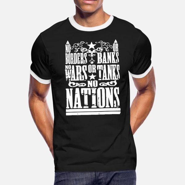 no or borders banks no wars or tanks no nations ve t shirt men customized 100% cotton plus size 3xl unique graphic spring autumn shirt
no or borders banks no wars or tanks no nations ve t shirt men customized 100% cotton plus size 3xl unique graphic spring autumn shirt