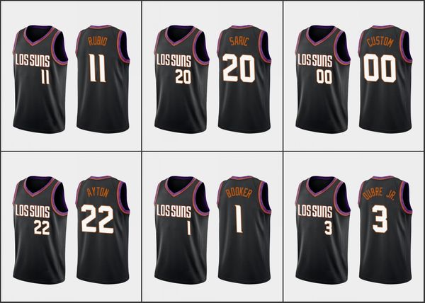 phoenix suns men devin booker kelly oubre jr. deandre ayton ricky rubio dario saric ty jerome nba black city custom jersey
phoenix suns men devin booker kelly oubre jr. deandre ayton ricky rubio dario saric ty jerome nba black city custom jersey