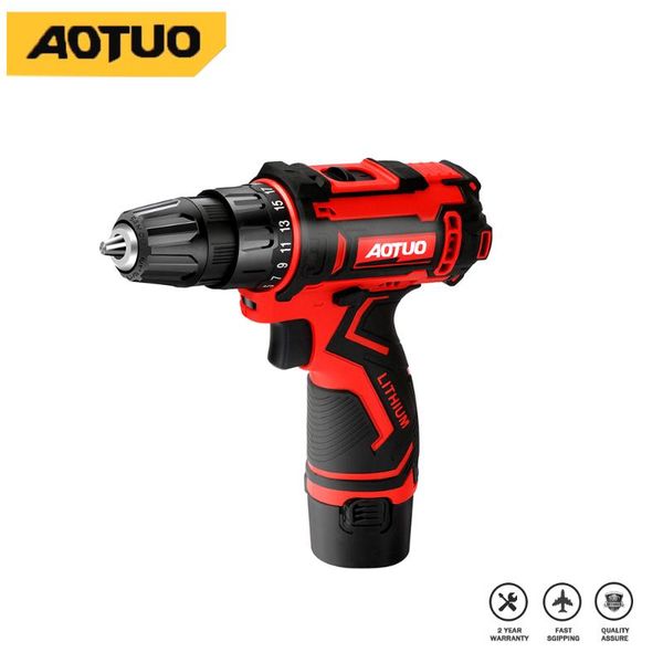 12v electric screwdriver cordless drill rechargeable mini multi-function drill lithium-ion battery power tools 2-speed
12v electric screwdriver cordless drill rechargeable mini multi-function drill lithium-ion battery power tools 2-speed