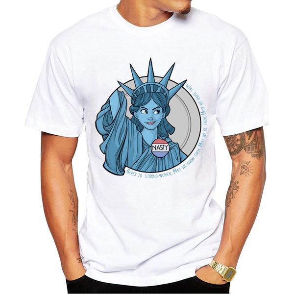 2018 men nasty lady liberty t shirt short sleeve statue of liberty printed t-shirt o-neck fashion tee shirts
2018 men nasty lady liberty t shirt short sleeve statue of liberty printed t-shirt o-neck fashion tee shirts