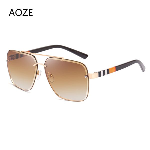aoze 2020 luxury fashion pilot aviation style sunglasses double beams vintage design brand casual drive sunglasses uv400, White;black
aoze 2020 luxury fashion pilot aviation style sunglasses double beams vintage design brand casual drive sunglasses uv400, White;black