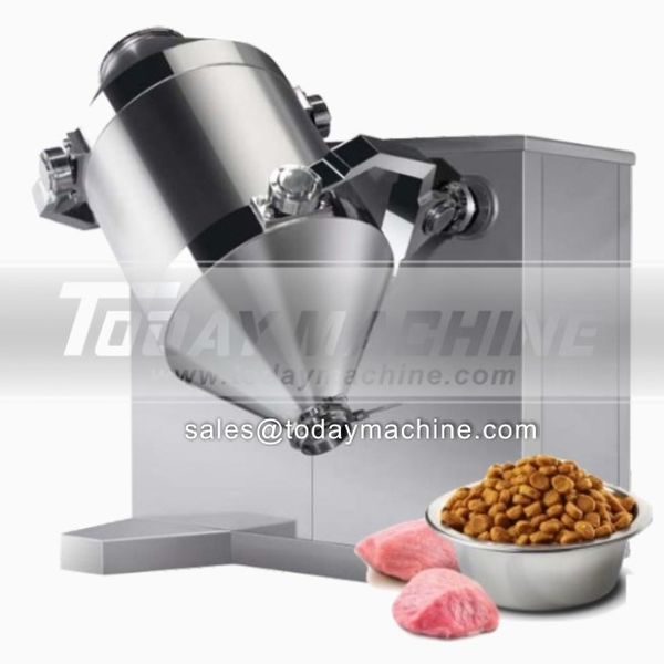 chemical industrial powder 3d mixer machine