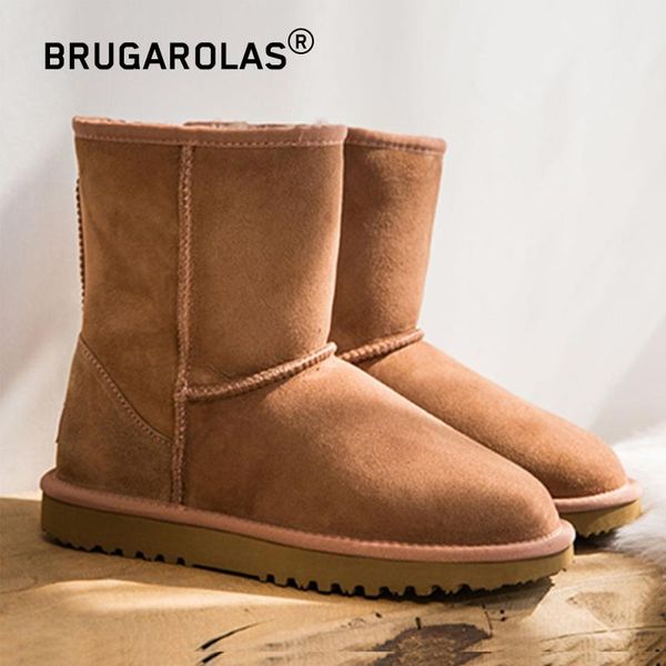 classic australia nature wool lined genuine cowhide upper mid-calf women snow boots keep warm winter women shoes 35-44, Black
classic australia nature wool lined genuine cowhide upper mid-calf women snow boots keep warm winter women shoes 35-44, Black