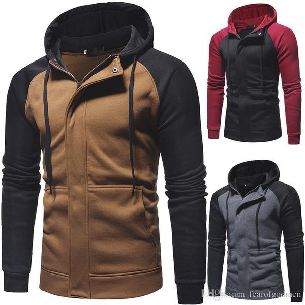 jackets autumn winter slim zipper drawstring panelled color hooded jackets fashion outdoor mens clothing casual mens designer, Black;brown
jackets autumn winter slim zipper drawstring panelled color hooded jackets fashion outdoor mens clothing casual mens designer, Black;brown