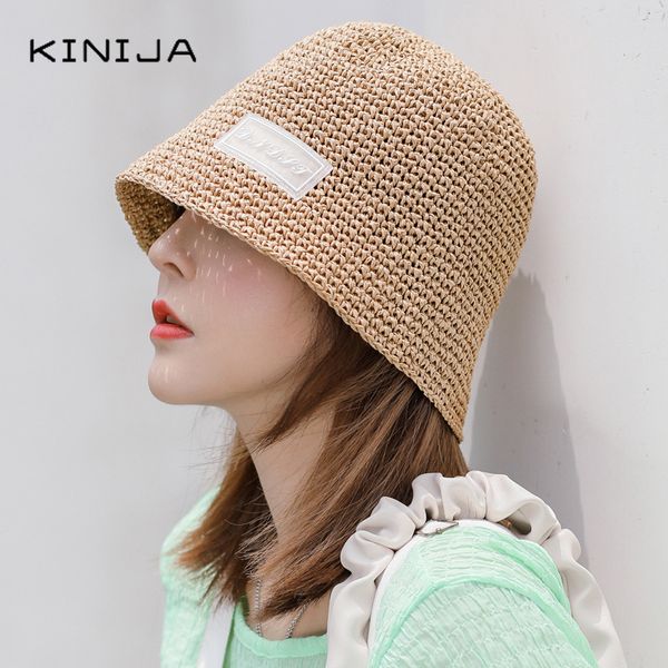 japanese fresh straw hat summer women sunshade bucket cap girl basin hat panama chapeau outdoor beach sun fisherman cap, Blue;gray
japanese fresh straw hat summer women sunshade bucket cap girl basin hat panama chapeau outdoor beach sun fisherman cap, Blue;gray