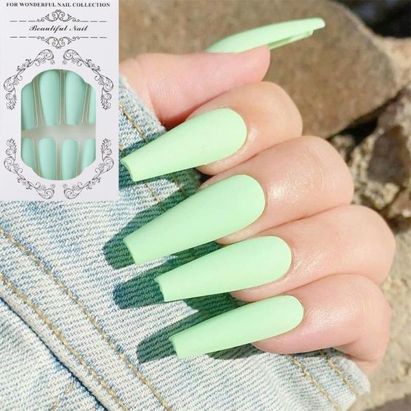 false nails fashion 24pcs/set of nail tips matte full coverage long ballet art manicure french tools drop, Red;gold
false nails fashion 24pcs/set of nail tips matte full coverage long ballet art manicure french tools drop, Red;gold