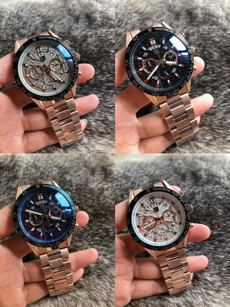 fashion men bracelet all subdials work multi-function six-hand movement solid steel belt diameter 46mm watch waterproof life mens watches, Slivery;brown
fashion men bracelet all subdials work multi-function six-hand movement solid steel belt diameter 46mm watch waterproof life mens watches, Slivery;brown
