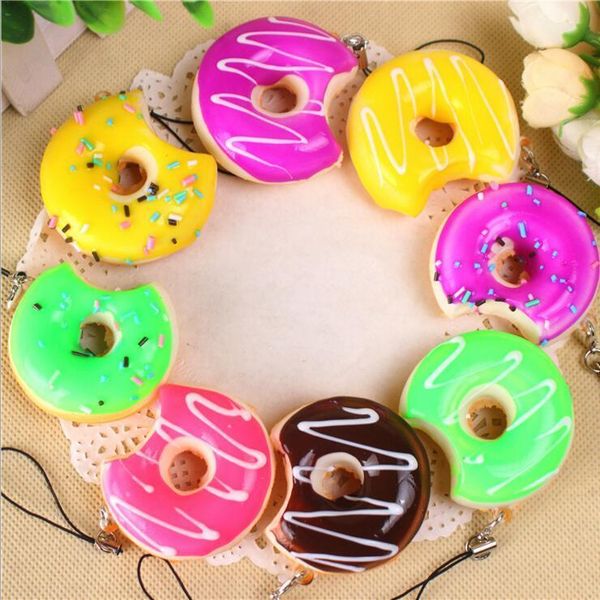 creative chain bread accessories pendant colorful ring doughnut simulation mobile phone otsweet jinub, Silver
creative chain bread accessories pendant colorful ring doughnut simulation mobile phone otsweet jinub, Silver