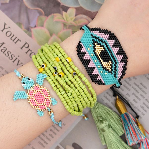 wholesale turkish evil eye miyuki seed beads bracelet for women bracelets tassel turtle jewelry wholesale adjustable rope armband, Golden;silver
wholesale turkish evil eye miyuki seed beads bracelet for women bracelets tassel turtle jewelry wholesale adjustable rope armband, Golden;silver