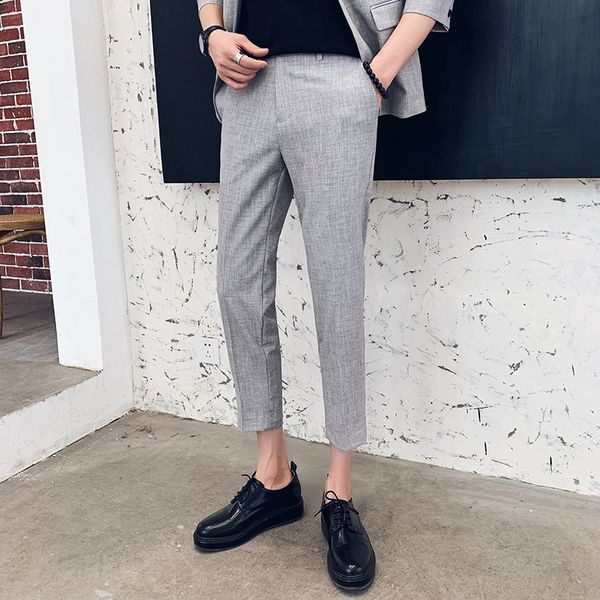 men's suits & blazers pants fashion dress mens formal office grey pantaloni tuta business slim fit suit trousers pantalon, White;black
men's suits & blazers pants fashion dress mens formal office grey pantaloni tuta business slim fit suit trousers pantalon, White;black