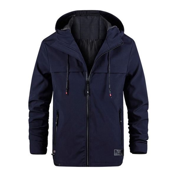 outdoor men hiking jacket autumn winter windproof hooded windbreaker camping climbing hunting solid color sports coat outerwear, Blue;black
outdoor men hiking jacket autumn winter windproof hooded windbreaker camping climbing hunting solid color sports coat outerwear, Blue;black