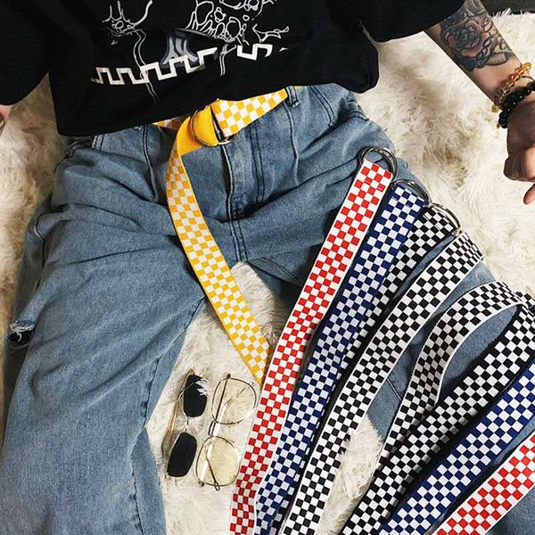 men woman belts for women casual canvas white black lattice checkerboard strap jeans d buckle female harajuku ladies waistband, Black;brown
men woman belts for women casual canvas white black lattice checkerboard strap jeans d buckle female harajuku ladies waistband, Black;brown