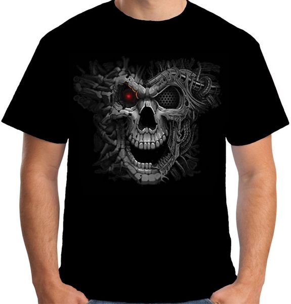 2019 summer mens cyborg skull t shirt biker horror robot skull a21019 100% cotton for man shirts
2019 summer mens cyborg skull t shirt biker horror robot skull a21019 100% cotton for man shirts