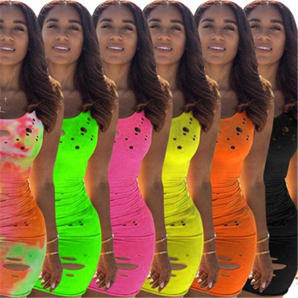 womens tie dye dresses fashion hollow out night party club short skirts designer female round neck casual sleeveless ripped vest, Black;gray
womens tie dye dresses fashion hollow out night party club short skirts designer female round neck casual sleeveless ripped vest, Black;gray