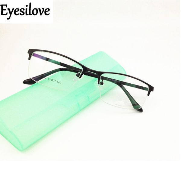 eyesilove men's business eyewear frame for big face optical frame acetate temple prescription glasses eyeglasses frames, Black
eyesilove men's business eyewear frame for big face optical frame acetate temple prescription glasses eyeglasses frames, Black