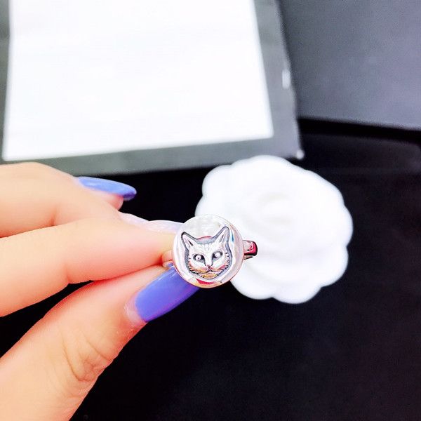 g selling ring for woman gift 925 sterling silver ring cute charm cat shape ring fashion jewelry supply
g selling ring for woman gift 925 sterling silver ring cute charm cat shape ring fashion jewelry supply