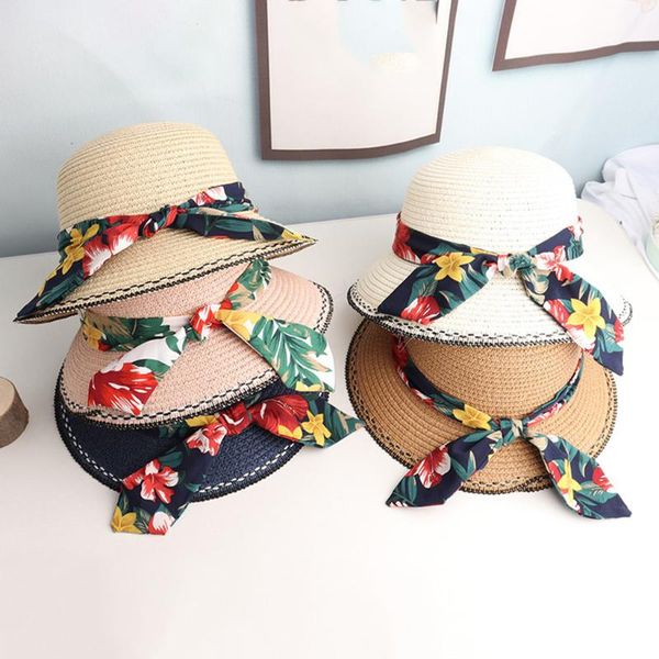 wide brim hats bow hat kids girls fashion summer straw sun protection caps dome foldable femme women beachwear sunhat, Blue;gray
wide brim hats bow hat kids girls fashion summer straw sun protection caps dome foldable femme women beachwear sunhat, Blue;gray