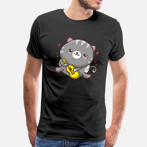 kawaii cat ukulele t shirt men designer cotton round collar novelty crazy comical spring novelty shirt
kawaii cat ukulele t shirt men designer cotton round collar novelty crazy comical spring novelty shirt