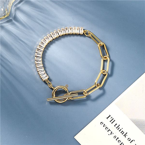 korean fashion cubic zirconia bracelets for women vintage gold color chain charm crystal zircon bracelet wedding jewelry 2020, Golden;silver
korean fashion cubic zirconia bracelets for women vintage gold color chain charm crystal zircon bracelet wedding jewelry 2020, Golden;silver