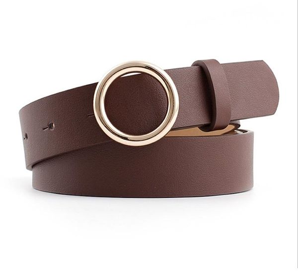 fashion women belt solid round shape waist belt casual leather belts for women strap brand classic06, Black;brown
fashion women belt solid round shape waist belt casual leather belts for women strap brand classic06, Black;brown