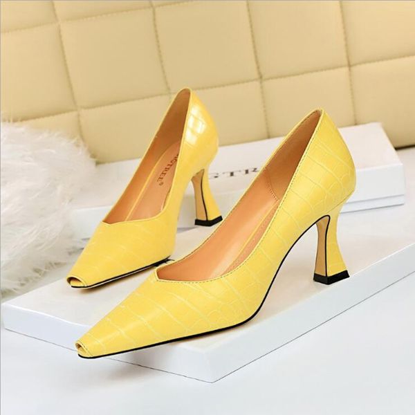 dress shoes high heels women woman fashion stiletto peep toe pu 2021 autumn shallow hollow pump d408, Black
dress shoes high heels women woman fashion stiletto peep toe pu 2021 autumn shallow hollow pump d408, Black