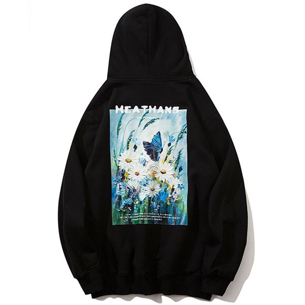 butterfly painting micro fleece men hoodies outerwear hip hop hoody male streetwear ens hoodies, Black
butterfly painting micro fleece men hoodies outerwear hip hop hoody male streetwear ens hoodies, Black