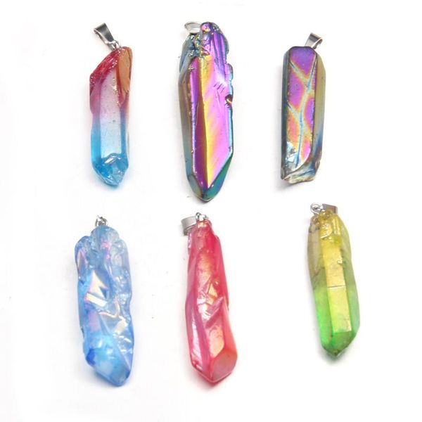 natural stone pendants irregular shape colorful pendant for jewelry making necklace supplies charms women men 10x40-15x45mm, Bronze;silver
natural stone pendants irregular shape colorful pendant for jewelry making necklace supplies charms women men 10x40-15x45mm, Bronze;silver