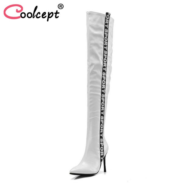 coolcept женщины высокие сапоги мода печати зимняя обувь женщина sexy toe остроконечные высокие каблуки теплый мех длинные сапоги размер 32, Black
coolcept женщины высокие сапоги мода печати зимняя обувь женщина sexy toe остроконечные высокие каблуки теплый мех длинные сапоги размер 32, Black