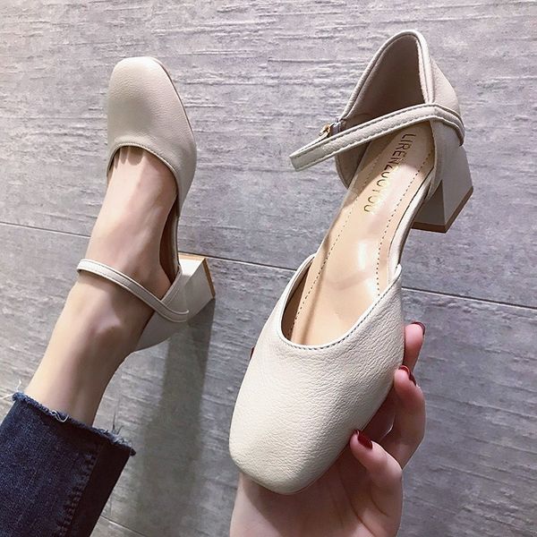 eoeodoit 5 cm square toe leather shoes women med square heel shallow shoes office lady work pumps casual daily wear heels shoe, Black
eoeodoit 5 cm square toe leather shoes women med square heel shallow shoes office lady work pumps casual daily wear heels shoe, Black