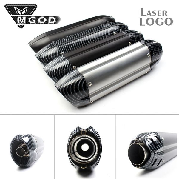 370mm motorcycle 51mm universal exhaust muffler pipe escape moto for miw cb650f db killer cbr250r er6n sv650 crf rc390 z800 r1
370mm motorcycle 51mm universal exhaust muffler pipe escape moto for miw cb650f db killer cbr250r er6n sv650 crf rc390 z800 r1