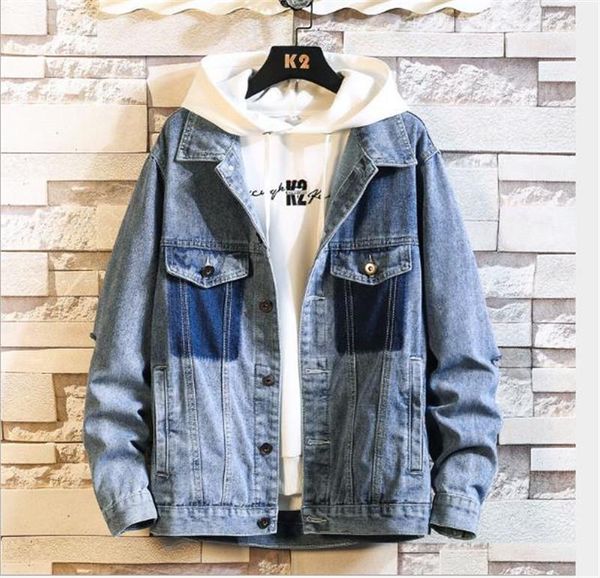 coats hombres lapel neck with button clothing fashion packet long sleeve oversize mens designer denim blue jacket, Black;brown
coats hombres lapel neck with button clothing fashion packet long sleeve oversize mens designer denim blue jacket, Black;brown