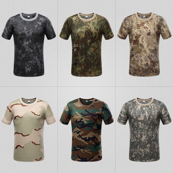 outdoor t-shirts m-3xl men's camo combat tactical shirt army t short sleeve quick dry t-shirt camouflage hunting shirts, Gray;blue
outdoor t-shirts m-3xl men's camo combat tactical shirt army t short sleeve quick dry t-shirt camouflage hunting shirts, Gray;blue