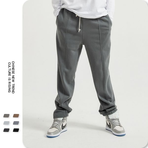 men's pants cool trousers 2021 half-beamed loose-fitting sweatpants wild high street clothing lazy style trendy brand, Black
men's pants cool trousers 2021 half-beamed loose-fitting sweatpants wild high street clothing lazy style trendy brand, Black