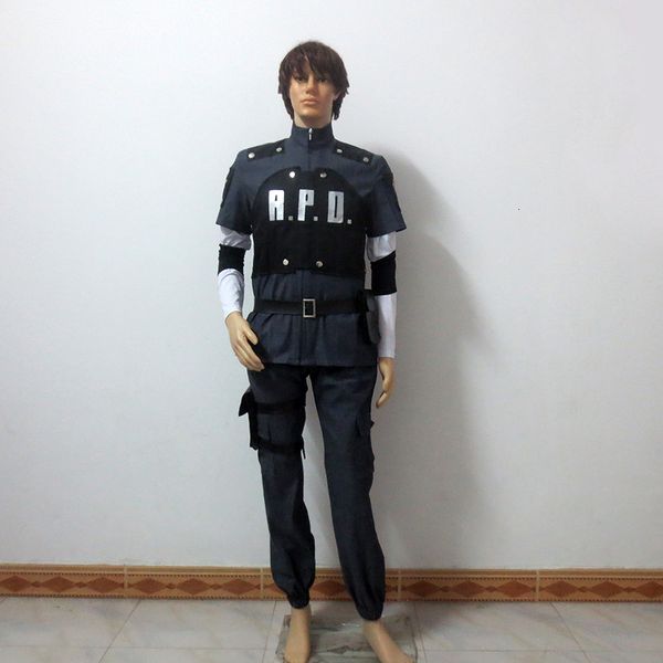 Leon Scott Kennedy Rpd Cosplay Uniform Christmas Party Halloween Outfit Cosplay Costume Customize Any Size