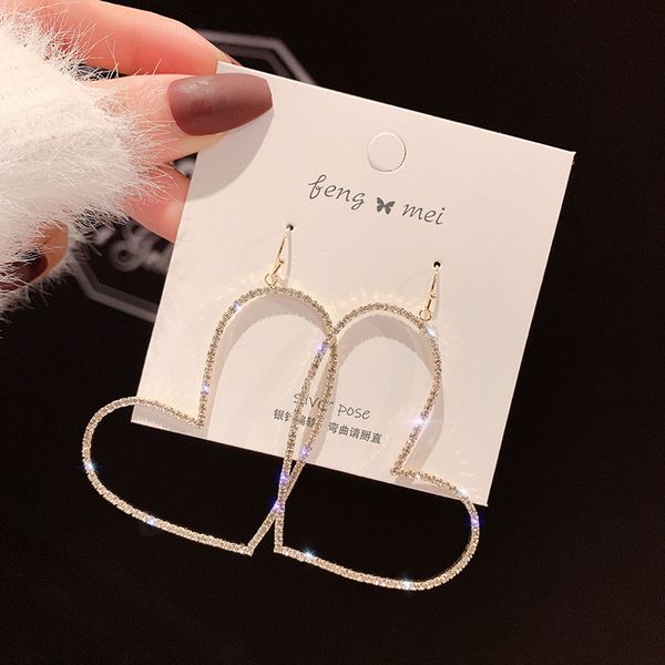 jewelry & accessories big heart rhinestone drop earrings for women fashion shiny crystal dangle earrings jewelry gifts, Silver
jewelry & accessories big heart rhinestone drop earrings for women fashion shiny crystal dangle earrings jewelry gifts, Silver