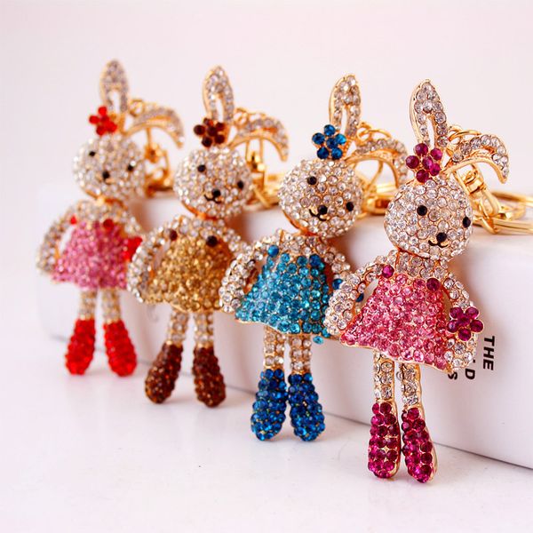 new fashion cute cartoon key chain rhinestone long legged keychain ladies bag pendant accessories keyring small gifts, Silver
new fashion cute cartoon key chain rhinestone long legged keychain ladies bag pendant accessories keyring small gifts, Silver