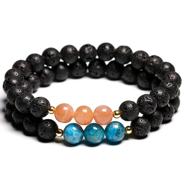 yingwu couple 2pcs natural volcanic stone bracelets charm women chakra balance beads men black lava strand bangle buddha jewelry
yingwu couple 2pcs natural volcanic stone bracelets charm women chakra balance beads men black lava strand bangle buddha jewelry