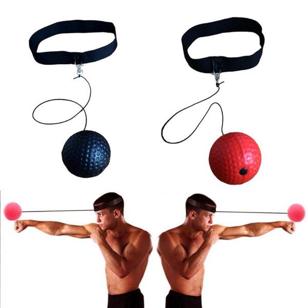 Boxing Fight Ball Tennis Ball With Head Band For Reflex Reaction Speed Training In Boxing Punching