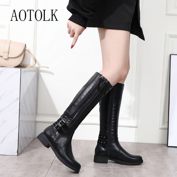 boots women high winter shoes leather pu platform knee woman blac warm round toe riding zip 2021, Black
boots women high winter shoes leather pu platform knee woman blac warm round toe riding zip 2021, Black