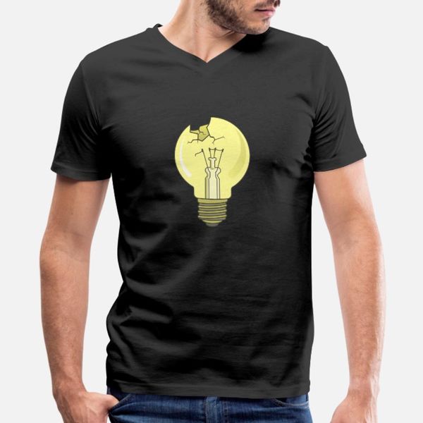 broken light bulb t shirt men personalized tee shirt round neck novelty fitness breathable summer style normal shirt
broken light bulb t shirt men personalized tee shirt round neck novelty fitness breathable summer style normal shirt