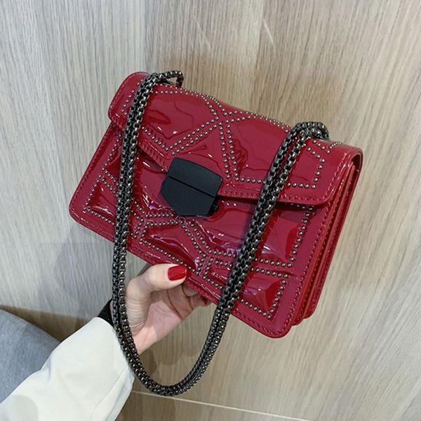 luxury designer rivets patent leather sequin women crossbody bags 2020 fashion ladies shoulder messenger bag clutch female purse
luxury designer rivets patent leather sequin women crossbody bags 2020 fashion ladies shoulder messenger bag clutch female purse
