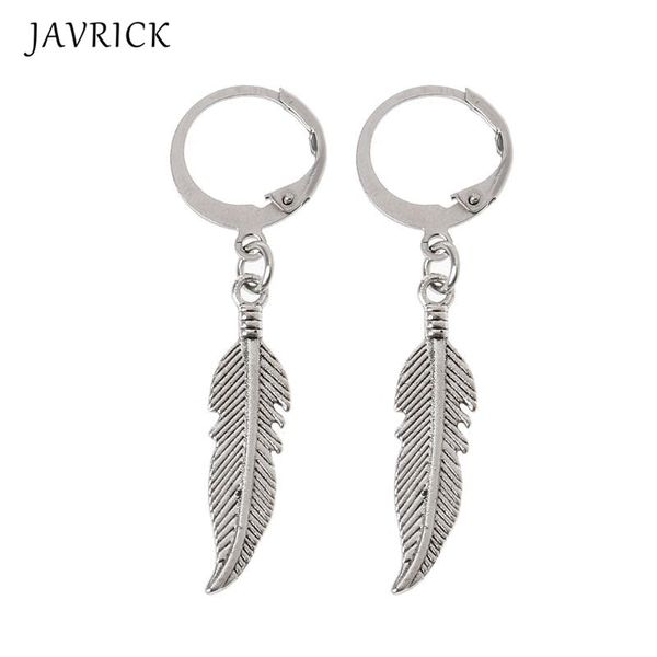vintage leaf titanium steel feather pendant earrings korean jewelry unisex, Silver
vintage leaf titanium steel feather pendant earrings korean jewelry unisex, Silver