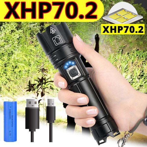 super bright xhp70.2 led with battery display waterproof tactical led torch zoom used for adventure, hunt
super bright xhp70.2 led with battery display waterproof tactical led torch zoom used for adventure, hunt