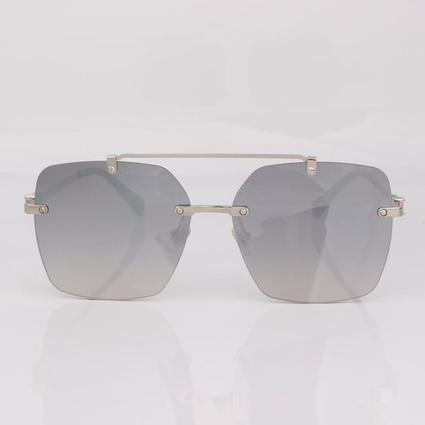 rimless sunglasses women square shade silver mirrored lens men's fashion sunglasses driving, White;black
rimless sunglasses women square shade silver mirrored lens men's fashion sunglasses driving, White;black