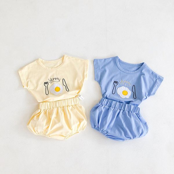 milancel baby clothing set egg tee and solid shorts 2 pcs baby boys clothes summer newborn clothing set y200803, White
milancel baby clothing set egg tee and solid shorts 2 pcs baby boys clothes summer newborn clothing set y200803, White