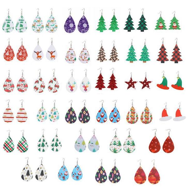 fashion pu leather earrings christmas gift bell christmas hat charms earrings deer head water drop shape christmas dangle earrings, Golden
fashion pu leather earrings christmas gift bell christmas hat charms earrings deer head water drop shape christmas dangle earrings, Golden