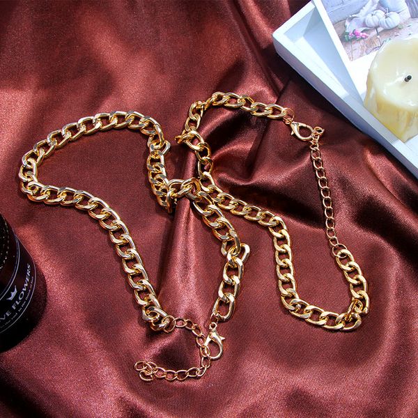 chains flatfoosie vintage gold chain necklaces for men women sets girl long choker necklace statement 2021 female fashion jewelry gifts, Silver
chains flatfoosie vintage gold chain necklaces for men women sets girl long choker necklace statement 2021 female fashion jewelry gifts, Silver