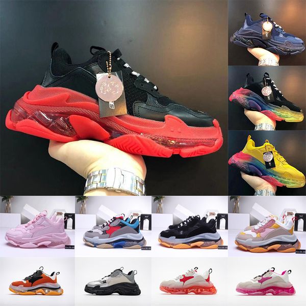 paris crystal bottom triple-s casual shoes 17fw dad shoes platform triple s sneakers for men women vintage kanye old grandpa trainer, Black
paris crystal bottom triple-s casual shoes 17fw dad shoes platform triple s sneakers for men women vintage kanye old grandpa trainer, Black