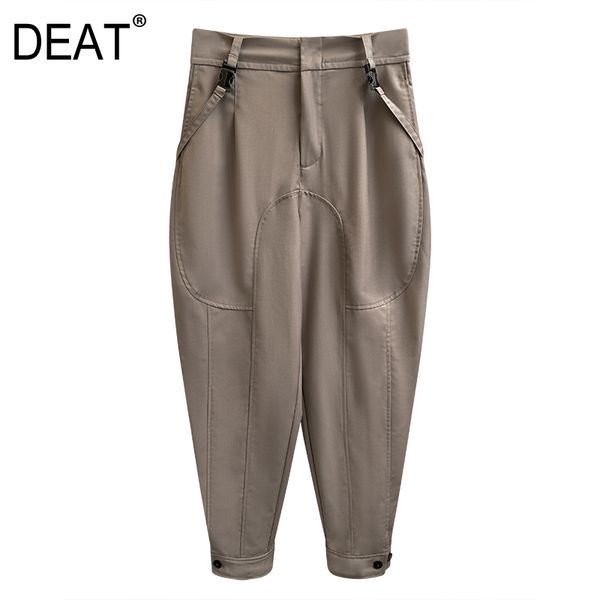 deat 2020 new autumn and winter fashion women clothes high waist pocket flare striped kahki color full pants female trousers, Black;white
deat 2020 new autumn and winter fashion women clothes high waist pocket flare striped kahki color full pants female trousers, Black;white