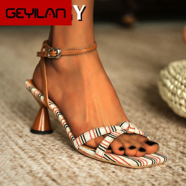 shengy women's summer sandals 2020 fashion pumps colorful strip 5.5 cm buckle high heels open toe ladies shoes, Black
shengy women's summer sandals 2020 fashion pumps colorful strip 5.5 cm buckle high heels open toe ladies shoes, Black